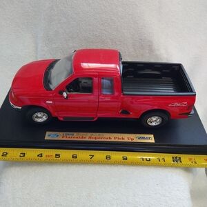 Red Ford Flareside Supercab Pickup Model